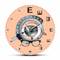 Miniatyrbild 1 av 6: Ögontavla Modern Design Väggklocka Oftalmologi Dekor Optometri Synundersökning Konstverk Tyst Kvarts Klocka Väggur Ögonläkare Gåva Without Frame(.102)
