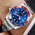 Miniatyrbild 5 av 6: ARLANCH Hot Sell Herr Quartz Steel Watch Lysande Datum Analog Casual Watch Business Vattentät Watch Man Relogio Masculino Red blue With box