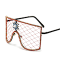 Miniatyrbild 6 av 6: Lyx Diamanter Steampunk Solglasögon Kvinnor Män Oversized Rhinestone Glasögon Gör-det-själv-trender Personlighet Glasögon De Sol Oculos C7 as pictures showed