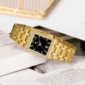 Miniatyrbild 5 av 6: WWOOR New Gold Watch 8858 Damklockor Ståltopp Lyxmärke Damarmband Klockor Damklocka Montre Femme Relogio Feminino Silver pink