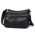 Miniatyrbild 5 av 6: Annmouler Mode Damväska Pu Mjukt Läder Axelväska Flerlagers Crossbody-väska Kvalitet Liten Väska Märke Röd Handväska Plånböcker crossbody bag 1