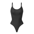 Miniatyrbild 1 av 6: Seamless Shapewear Body Kvinnor Magkontroll Kroppsformare Fajas Colombianas Waist trainer Dam Sexig String Smalning Underkläder Black L