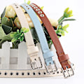 Miniatyrbild 5 av 6: BISONDENIM 2022 New Fashion Classic äkta kohudsläderbälten för kvinna Lyxigt designermärke Bälte Automatiskt spänne N60241-1C one size