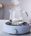 Miniatyrbild 3 av 5: Hæld-over kaffebrygger - 300 ml glaskaraffel kaffeserver med kaffedrypper/filter i glas, kaffebrygger til drypkaffe 300ml