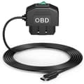 Miniatyrbild 1 av 5: Dash Cam Obd Hardwire Kit, Dash Camera Usb Type C Hardwire Kit Med Obd Strømkabel Til Dashcam 12- Black