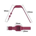 Miniatyrbilde 5 av 5: Erstatningssilikonrem for Garmin Vivofit JR3 - Sikker passform for aktive barn Cornflower Blue