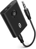 Miniatyrbillede 1 af 4: TaoTronics Bluetooth-sender/-modtager, trådløs 3,5 mm lydadapter med Qualcomm-chip