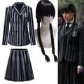 Miniatyrbillede 3 af 8: Wednesday Addams Nevermore Academy Cosplay Handsker - Kun sorte handsker Only Hand One Size