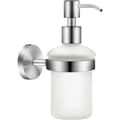 Väggmonterad tvåldispenser i 304 rostfritt stål, 200 ml, för schampo