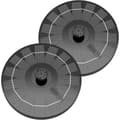 2,5W solcellsdriven fontän med solpanel, solcellsdriven dammpump med 6 fontänmunstycken, flytande solcellsdriven fontänpump för trädgård 2.5W-2PCS