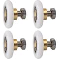 25 mm dusjdørrull, dusjdørrullehjul, erstatningshjul for skyvedørrull, 4 stk (25 mm)