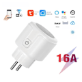 Miniatyrbilde 1 av 4: Tuya WiFi Smart Plugg EU Standard 16A 4-Pakning_qq