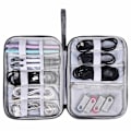 Miniatyrbilde 5 av 5: Reisekabelveske Organizer Lader Oppbevaring Elektronikk USB-etui Blue