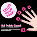 Miniatyrbild 4 av 5: QU) Nagellacksskydd, 26 st spillskydd, plastskydd, nagellacksmall, återanvändbar, spillskydd