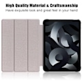 Miniatyrbillede 3 af 4: \"QD\" Apple iPad 10.9 2022 Slim fit tri-fold etui - Sort