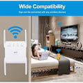 Miniatyrbild 5 av 5: QU)WiFi-repeater, WiFi-förstärkare, WiFi-booster, täckning upp till 6500 kvm