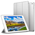 Pikkukuva 1 / 5: [QD] Smart Case -kotelo, yhteensopiva iPad Air 2:n kanssa, Läpinäkyvä Mattapintainen Magneettinen Takakuori Auto Sleep/Wake -toiminnolla, hopea