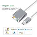 Pikkukuva 4 / 4: \"QD\" Ulkoinen äänikortti USB-C - 3,5mm sisään ja ulos