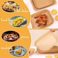 Miniatyrbild 4 av 5: Bakplåtspapper 100 st Bakplåtspapper Airfryer, bakplåtspapper för varmluftsfritös_qq