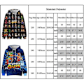 Miniatyrbild 4 av 4: Stumble Guys Barn 3D-tryckt Hoodie Tröja med Ficka Långärmad Pojke Flicka Halloween Julklappar C 8-9 År*QN