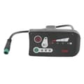 QD-eBike LED-effektindikator – 5-benet stik & styrmontering 48V