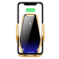 Miniatyrbilde 2 av 5: [QD] Trådløs billader, 15W hurtiglading billader automatisk klemme luftventil telefonholder - lokal tyrangull