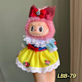 Pikkukuva 1 / 7: 17 cm Generation Blind Box Labubu -nuken vaatteet, sarjakuvatyylinen Labubu-riipus, vaihto-urheilu- ja vapaa-ajanpuku, vain vaatteet Lbb-79