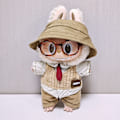 Miniatyrbild 5 av 5: /QU/Labubu Kläder Lämpliga för En Två Tre Generationer Labubu att Bära (endast kläder, exklusive dockor) Top pants hat leopard frame glasses