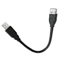 Miniatyrbild 5 av 5: USB-adapterkabel Firewire IEEE 1394 6-stifts hona till USB 2.0 AM-adapterkabel Plug and Play för digitalkamera