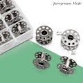 Miniatyrbillede 2 af 5: QD-25 stk - Symaskinspoler fremstillet af robust metal uden skarpe kanter
