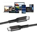 Miniatyrbilde 2 av 5: USB-C til USB-C-kabel 5A/20V PD 100W Svart 2 m_qq