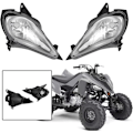 Miniatyrbild 4 av 4: QU/Strålkastare för Y-amaha Raptor 700/700R (YFM700R) 2006-2024, YFZ450R 2009-2024, Raptor 350 (YFM350R) 2006-2013