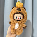 Miniatyrbild 7 av 7: Megan New 17cm Labubu Dockkläder Lyx Anime Mjuk Plysch Baby Dockkläder Söta Labubu Capybara Jumpsuits 2