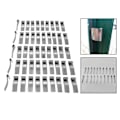 Miniatyrbilde 2 av 5: QD-1/2/3 Drivhus Glass Klemmer Rustfritt Stål Glass G-type Klemmer Aluminium Aluminiumsstykke
