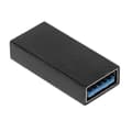USB 3.0 Hona till Hona Koppling Typ A Förlängningsadapter Svart