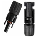 Miniatyrbilde 2 av 4: QQU-6 Par MC4 Hann/Hunn Doble Ringer Vanntett Forsegling Solcellepanel Kabelkontakter
