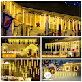 Miniatyrbild 2 av 5: Tree Lighting Solar – Hanging Light Chain for Trees Meteor_qq