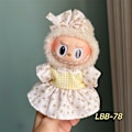 Pikkukuva 1 / 7: 17 cm Generation Blind Box Labubu -nuken vaatteet, sarjakuvatyylinen Labubu-riipus, vaihto-urheilu- ja vapaa-ajanpuku, vain vaatteet Lbb-78