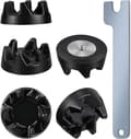 Blenderkoblinger, 5-pak sort, med nøgleudskiftning til KitchenAid KSB5 KSB3, passer til WP9704230VP