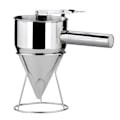 Miniatyrbilde 2 av 5: Røredispenser i rustfritt stål med stativ for kakeringer, muffins, pannekaker, baking*QN