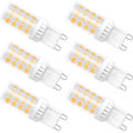 Miniatyrbillede 1 af 5: Dæmpbar G9 LED-pære, 4W svarende til 40W halogen, 480 LM, varm hvid 3000K, standard G9-fatning, 360° rotationsvinkel, 6-pak_QF
