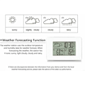Miniatyrbild 4 av 4: QU/Trådlös Väderstation Hygrometer Inomhus Utomhus Termometer med Utomhussensor LCD-Display Digital Temperatur Luftfuktighet Mon