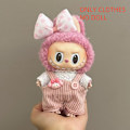 Miniatyrbild 1 av 7: ONLY CLOTHES Söt V1 V2 LABUBU Blind Box Hänge Docka DIY Klä upp Kostym Litet Monster Haklapp Byxor Babykläder Från LBB-61