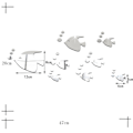 Miniatyrbild 2 av 4: /QUN/8-pack 3D Tropiska Fiskar Spegeleffekt Väggdekaler Design3-