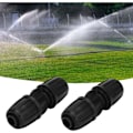 Miniatyrbillede 3 af 4: QU/10 stk. Lige Vandforbindelse Have Drypvanding Fitting til 16mm PE Slange