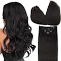 Pikkukuva 2 / 2: Remy Clip-on -hiuslisäke #1B Musta/Tummanruskea 40 cm_qq