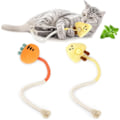 Miniatyrbild 1 av 5: \"QD\" 2-pack tuggleksak för katter, tugg- och bitbeständig, med kattmynta, för innekatter, säker tandborstning, kattungeleksak 50 cm, alla raser