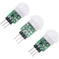Miniatyrbild 1 av 5: \"QD\" 3 st AM312 Mini Pyroelektrisk PIR Rörelsesensor Modul PIR Infraröd IR Sensor Kropp Rörelse Infraröd IR Detektor
