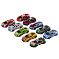 Pikkukuva 3 / 4: Vedettävät Leluautot | 10 kpl Urheilullisia Kilpa-autoja 1:64_qq
