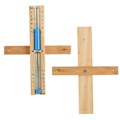 Miniatyrbilde 4 av 5: Unik Sauna Timeglass Timer, 15 Minutters Timer Sauna Timer For Hjemmebadstuer, Lettlest Sauna Timer Med Monteringslist, Naturlig Rød Seder_FO